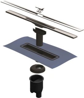 Душевой лоток Berges Wasserhaus Simpel 090011 60 Матовый хром